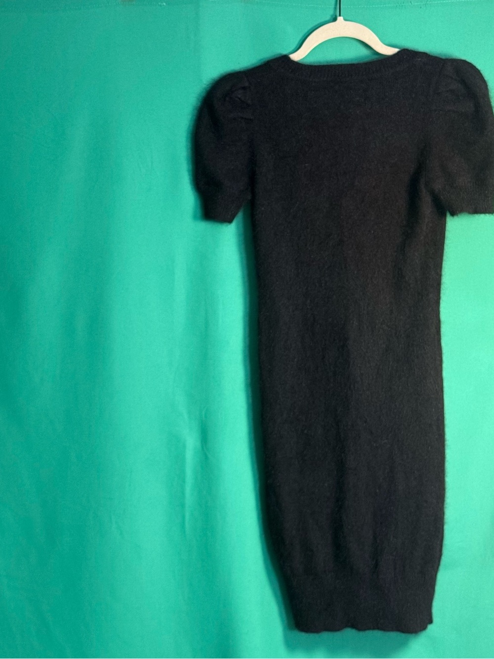 Moda International 70% Angora women’s Black Dress by Victoria’s Secret Y2K NWOT - Picture 3 of 7